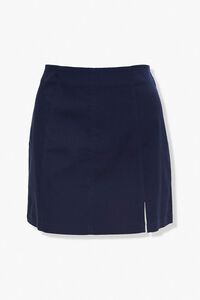 Plus Size Vented Mini Skirt, image 1