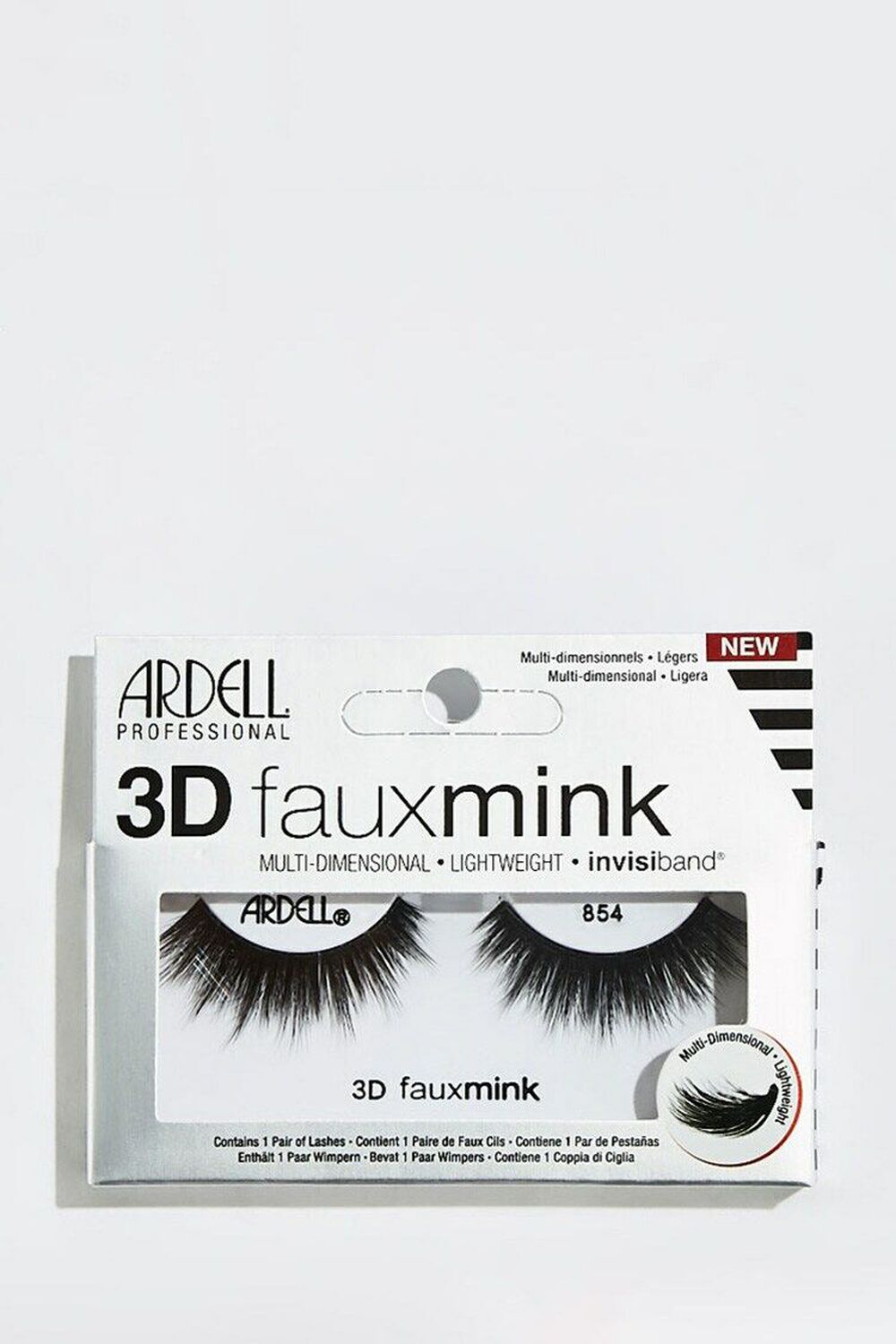 BLACK Ardell 3D Faux Mink 854 Lashes , image 2