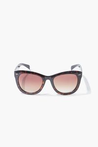 BLACK/MULTI Tortoiseshell Square Sunglasses, image 1