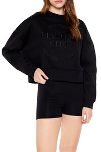 BLACK Montreal Leisure Club Embroidered Pullover, image 5