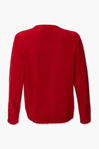 RED/WHITE Sleigh All Day Graphic Knit Sweater, image 3
