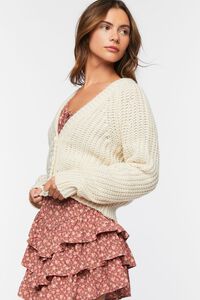CREAM Chunky Knit Cardigan Sweater, image 2