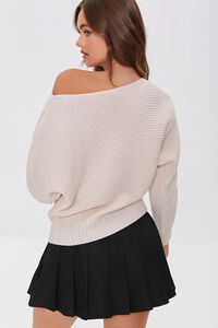 CREAM Ribbed Off-Shoulder Sweater, image 3
