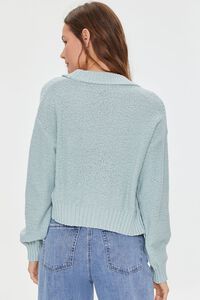 BLUE LAKE Boucle Knit Cardigan Sweater, image 3