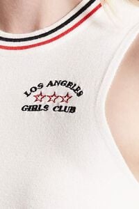 CREAM/RED Los Angeles Girls Club Graphic Top, image 5