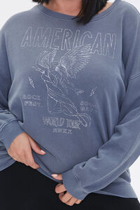 Plus Size American Graphic Sweatshirt, image 5