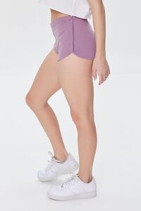 DUSTY LAVENDER Mid-Rise Dolphin Shorts, image 3