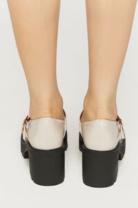 CREAM Faux Patent Leather T-Strap Mary Jane Heels, image 4