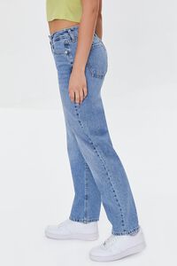 LIGHT DENIM Recycled Cotton Mid-Rise Baggy Jeans, image 3