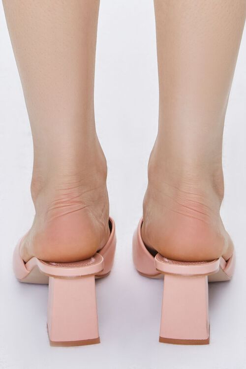 PINK Square-Toe Block Heels, image 3