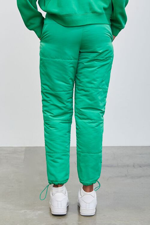 GREEN Pantone Quilted Joggers, image 4