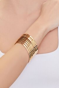 GOLD Bangle Bracelet Set, image 1