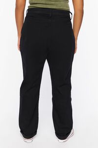 DENIM BLACK Plus Size Baggy Straight-Leg Jeans, image 4