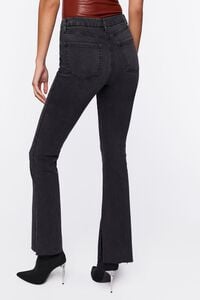 WASHED BLACK Curvy High-Rise Bootcut Jeans, image 4