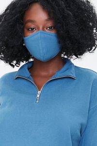 BLUE Half-Zip Pullover & Face Mask Set, image 5
