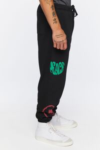 BLACK/MULTI Hope For The Best Graphic Joggers, image 3