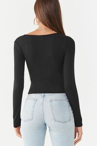 Ruched Ribbed Top, image 3