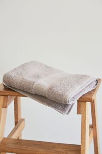 GREY Organically Grown Cotton Hand Towel, image 1