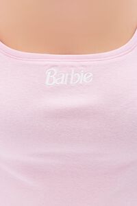 PINK/WHITE Embroidered Barbie™ Top, image 5