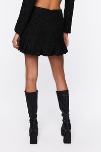 Tweed Pleated Mini Skirt, image 4