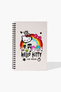WHITE/MULTI Hello Kitty & Friends Notebook, image 1