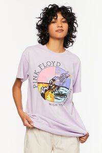 PURPLE Pink Floyd Wish You Were Here Graphic Tee, image 1