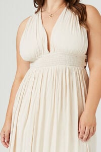 SANDSHELL Plus Size Plunging Sleeveless Maxi Dress, image 5