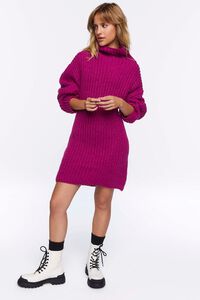 BERRY Chunky Knit Sweater Dress, image 5
