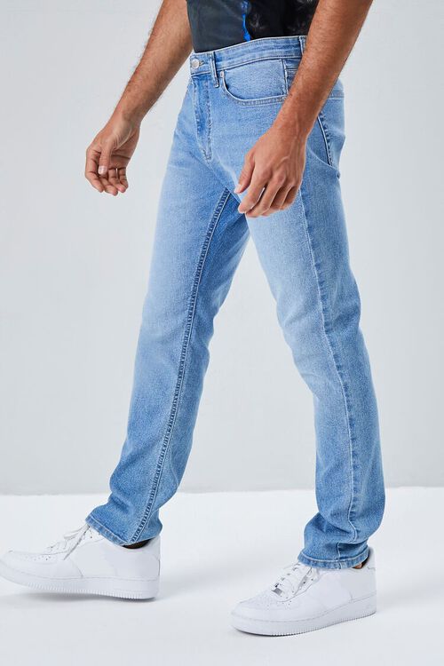 MEDIUM DENIM Basic Slim-Fit Jeans, image 3