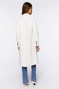 CREAM Faux Leather Double-Breasted Coat, image 3