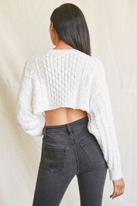 CREAM Cropped Cable Knit Sweater, image 3