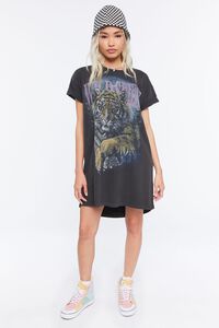 BLACK/MULTI Wild Spirit Graphic T-Shirt Dress, image 4