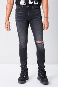 WASHED BLACK Premium Recycled Slim-Fit Jeans, image 2