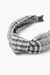 Knotted Plaid Headband, image 2