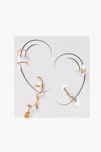GOLD Floral Ear Cuff Set, image 1