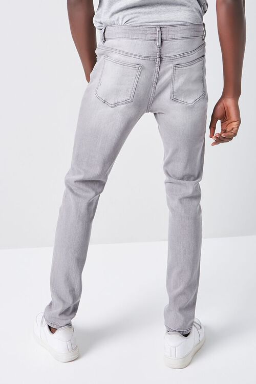 GREY Basic Stonewash Slim-Fit Jeans, image 4