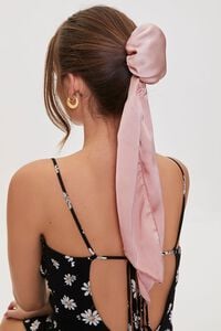 PEACH Bonnet Ribbon Scrunchie, image 1