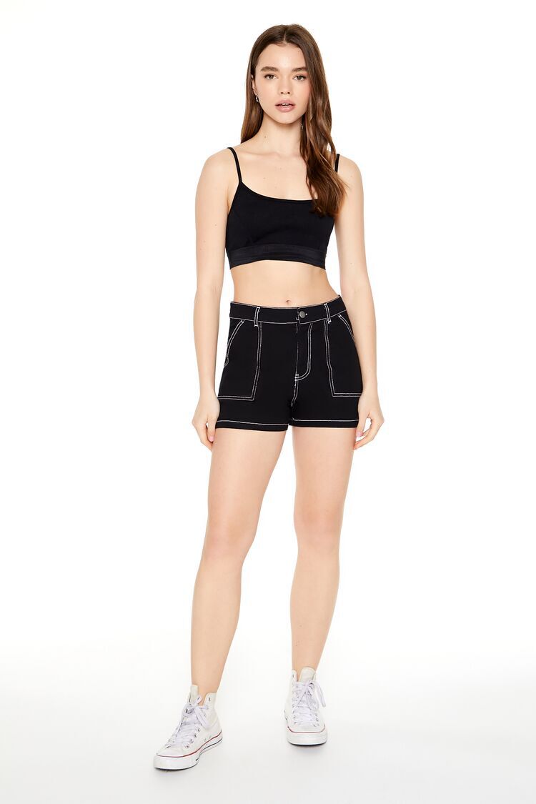 Kyah Ruched Waist Band Pants Black | Forever New
