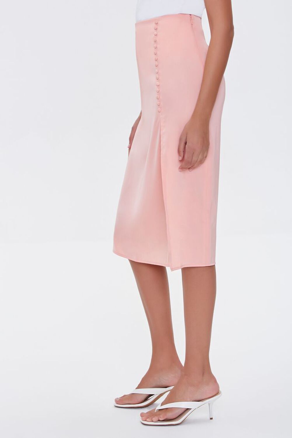 APRICOT Button-Front Slit Skirt, image 3