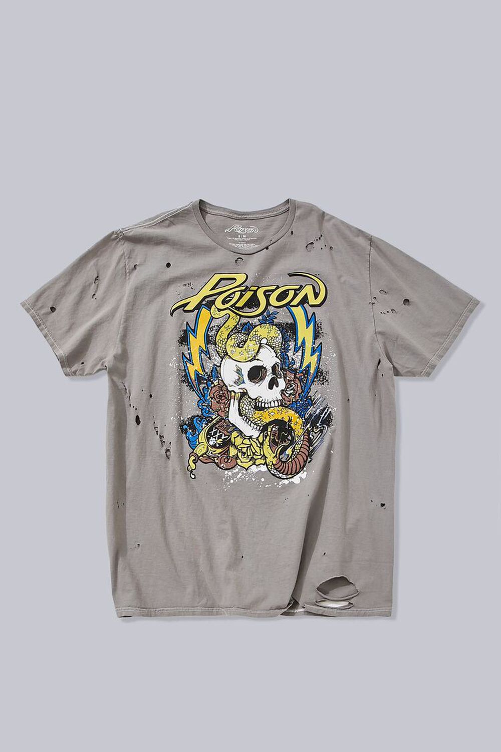 Poison Graphic Distressed Tee