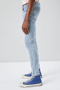 BLUE Stonewash Skinny Jeans, image 3