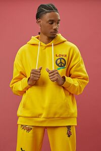 YELLOW/MULTI Ron Bass For The Culture Hoodie, image 2