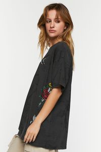 CHARCOAL/MULTI Oversized True Love Graphic Tee, image 2