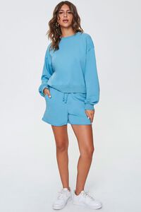 TEAL Crew Pullover & Shorts Set, image 4