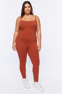 SIENNA Plus Size Fitted Cami Jumpsuit, image 4