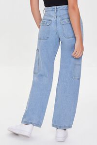 MEDIUM DENIM High-Rise Wide-Leg Jeans, image 4