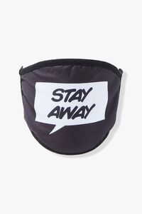 Men Stay Away Graphic Face Mask, image 1