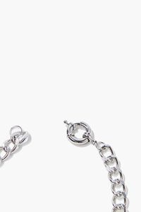 SILVER Curb Chain Necklace, image 2