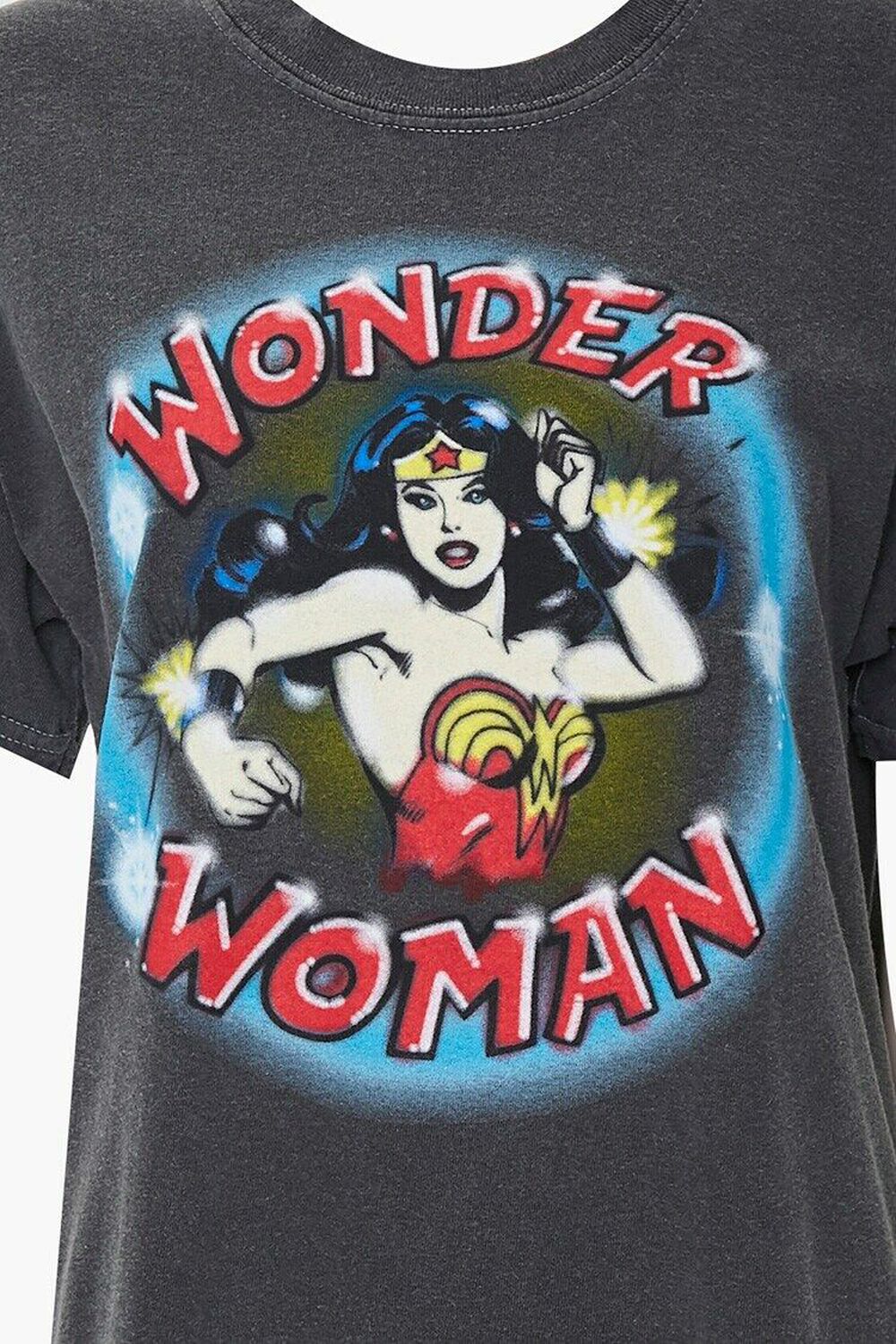 CHARCOAL/MULTI Wonder Woman Graphic Tee, image 3