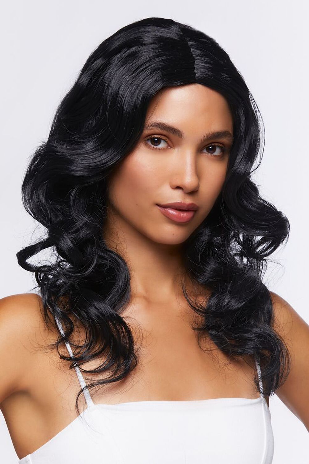 BLACK Synthetic Curly Wig, image 2